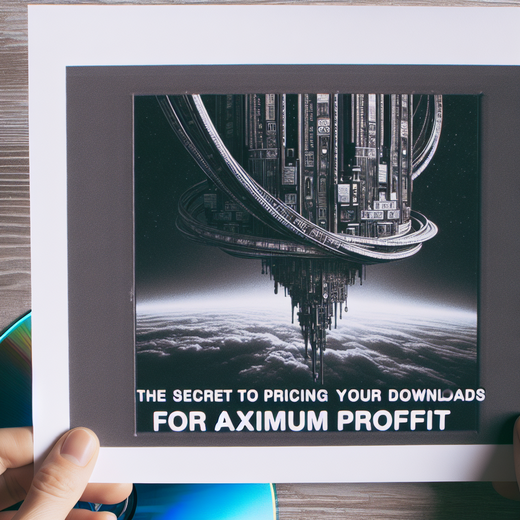 The Secret to pricing your downloads for maximum profit