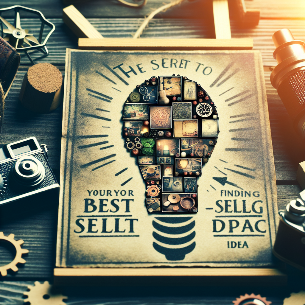 The Secret to finding your best-selling product idea