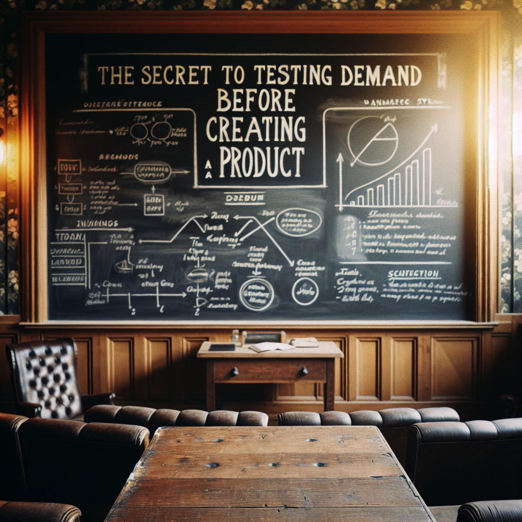 The Secret to testing demand before creating a product