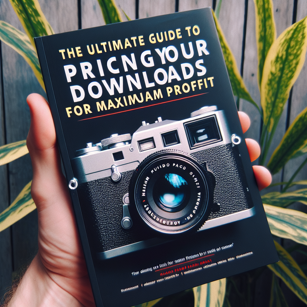 The Ultimate Guide to pricing your downloads for maximum profit