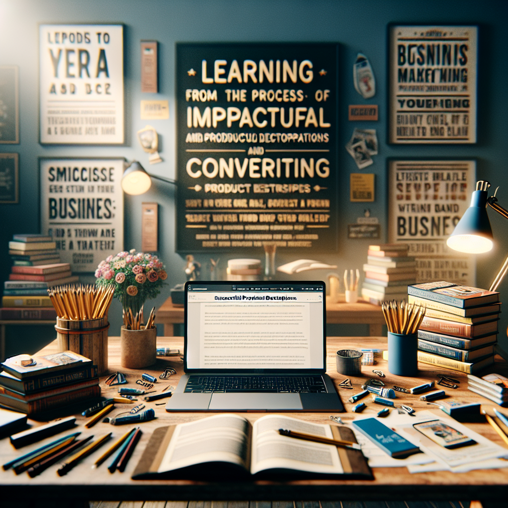 What I Learned From writing product descriptions that convert