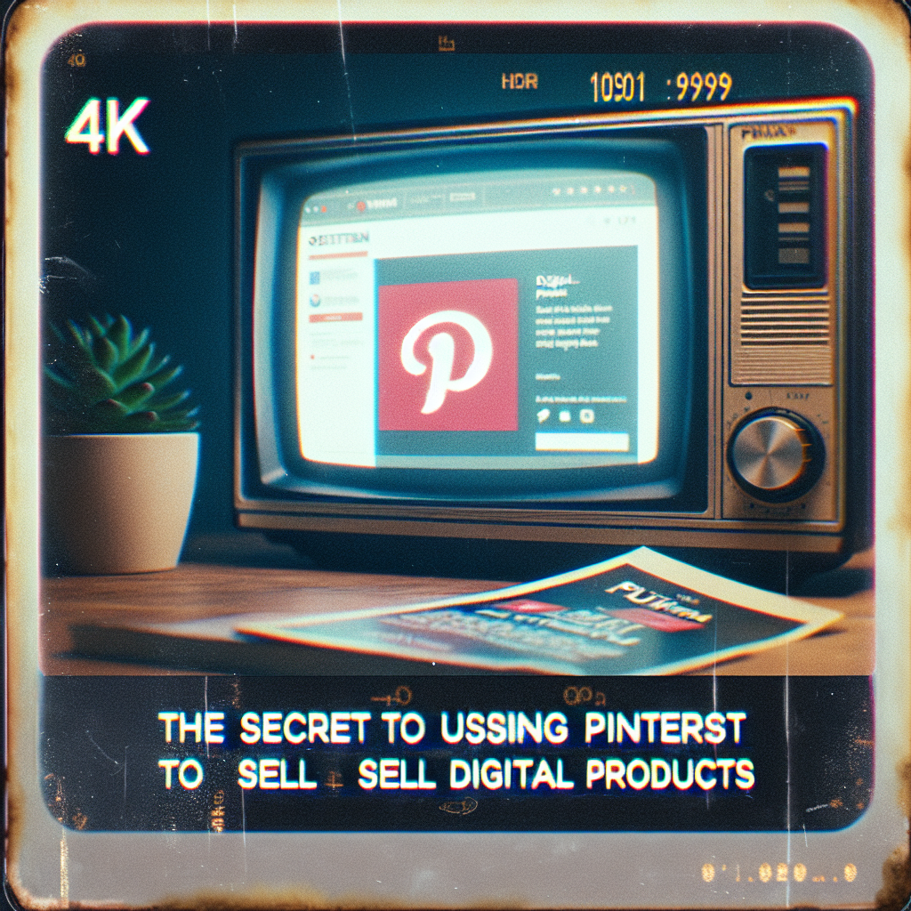 The Secret to using Pinterest to sell digital products