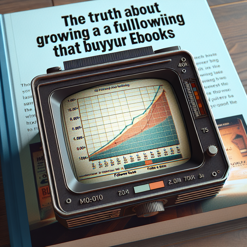 The Truth About growing a following that buys your ebooks