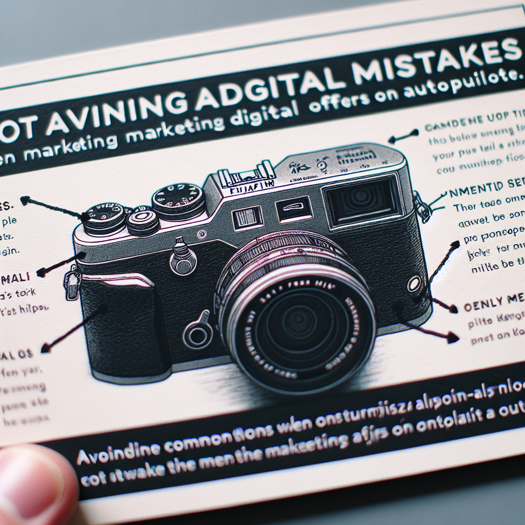 Avoid These Mistakes When marketing your digital offers on autopilot
