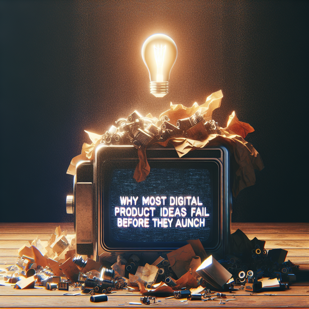 Why Most Digital Product Ideas Fail Before They Launch