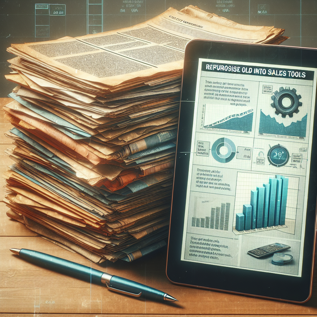 How to Repurpose Old Content Into Sales Tools