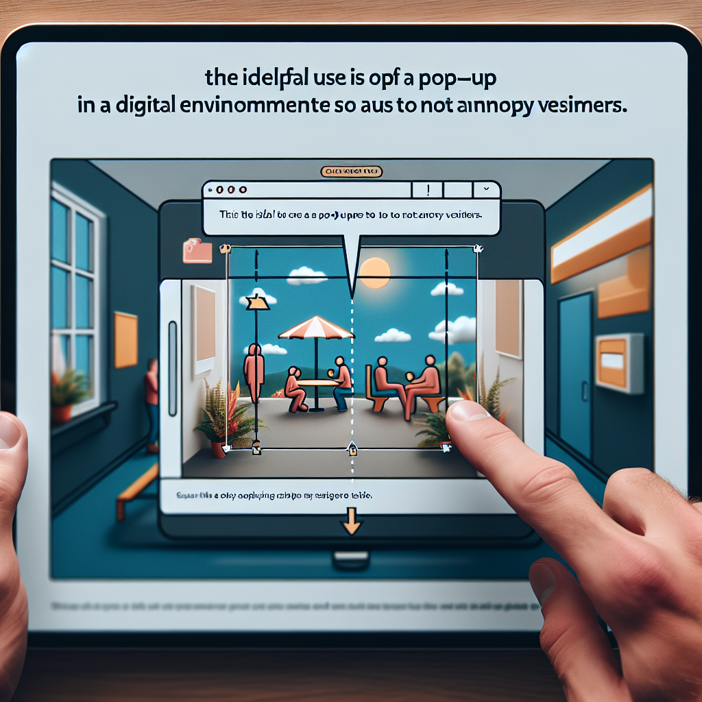 How to Use a Pop-Up Without Annoying Your Visitors