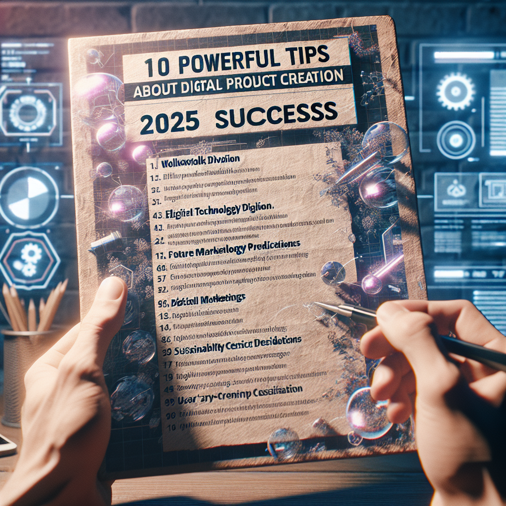 10 Powerful Tips About Digital Product Creation for 2025 Success