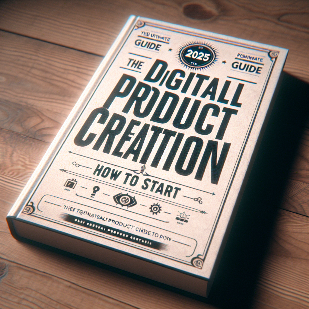 The Ultimate 2025 Guide to And Digital Product Creation How to Start