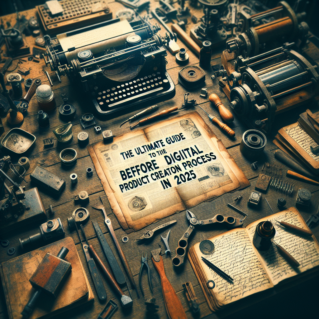 The Ultimate Guide to the Before Digital Product Creation Process in 2025