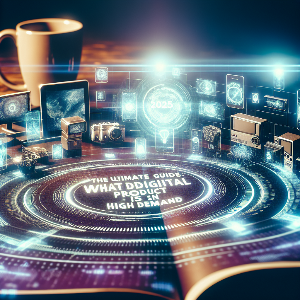 The Ultimate Guide: What Digital Product Is in High Demand (2025)