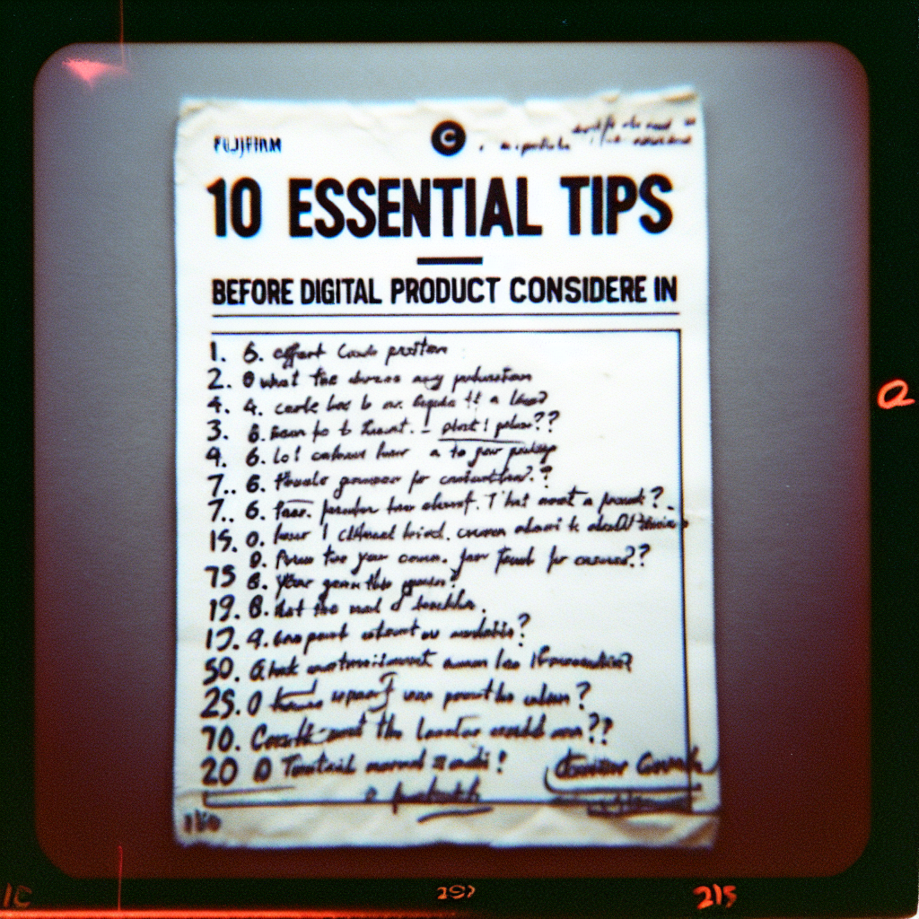 10 Essential Tips: Before Digital Product Creation What Should I Consider in 2025