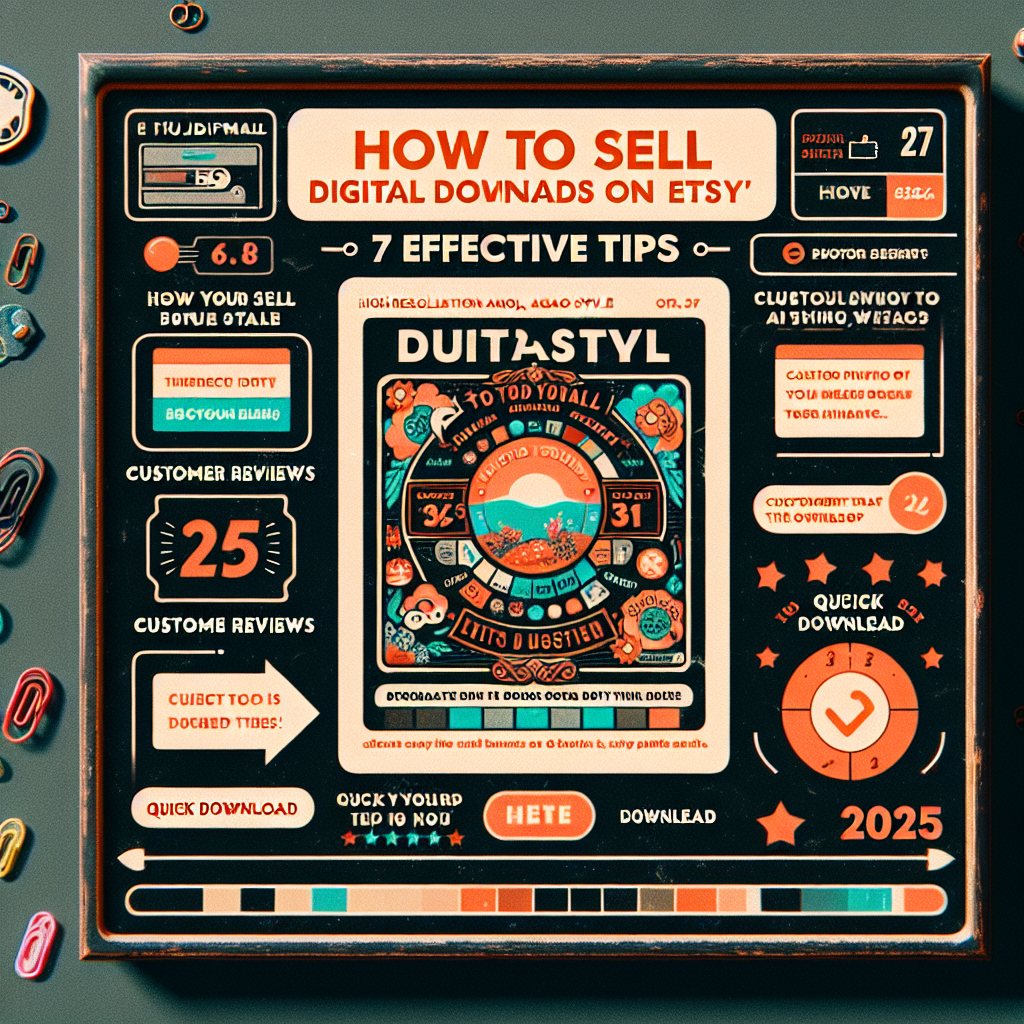 How to Sell Digital Downloads on Etsy: 7 Effective Tips for 2025