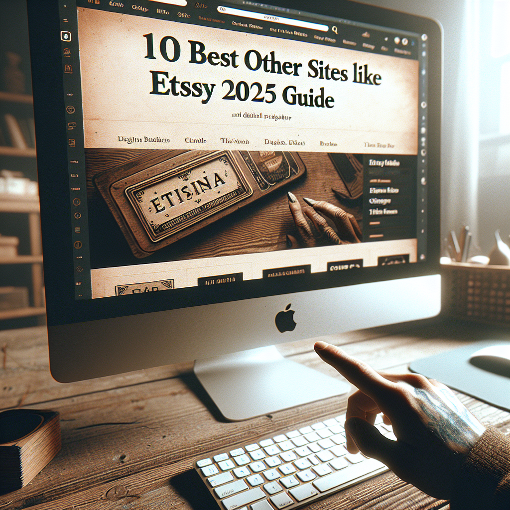 10 Best Other Sites Like Etsy for Digital Products (2025 Guide)