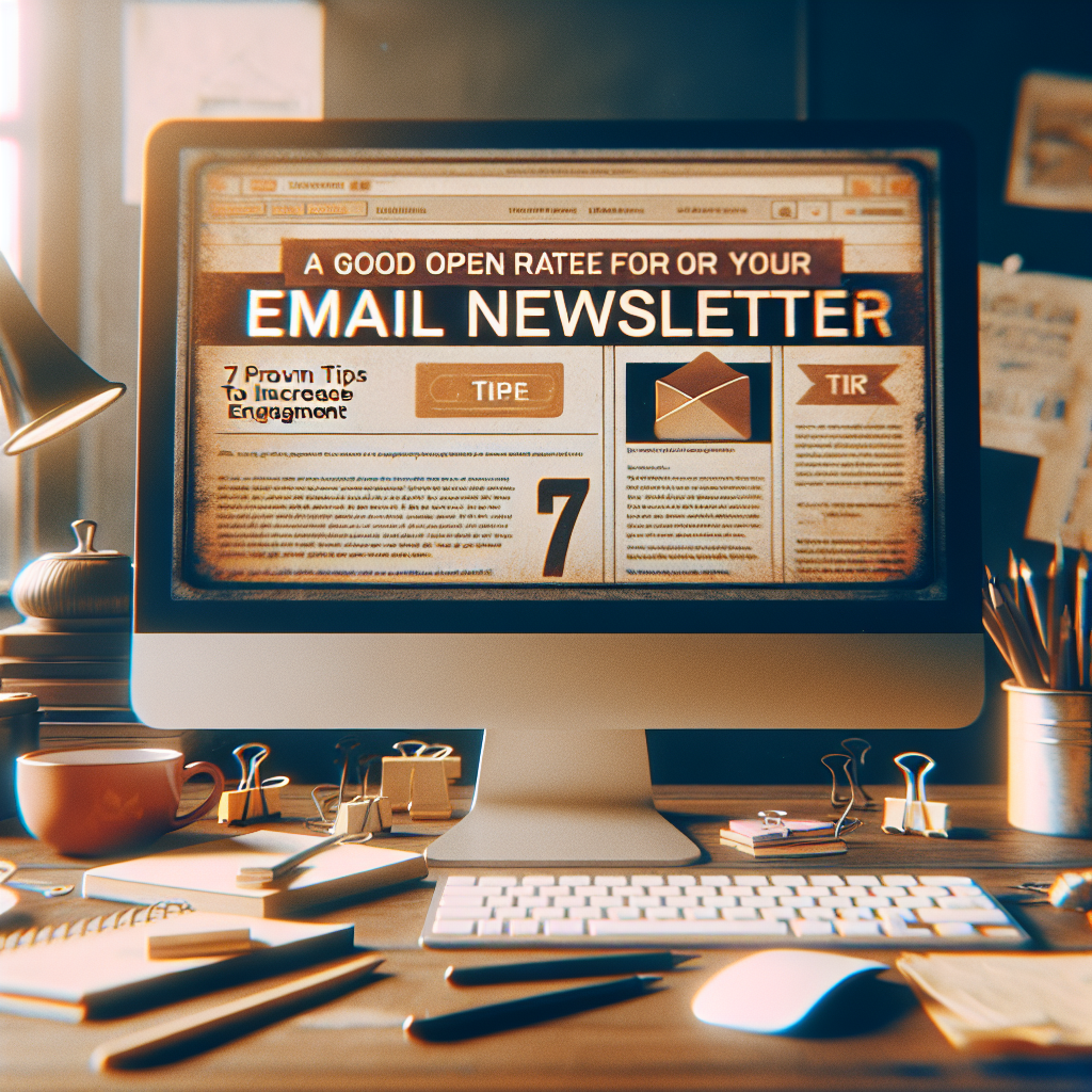A Good Open Rate for Your Email Newsletter: 7 Proven Tips to Increase Engagement