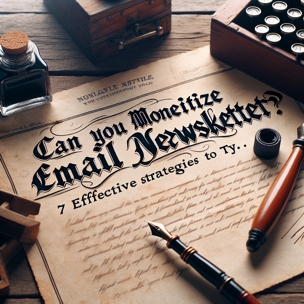 Can You Monetize Email Newsletter? 7 Effective Strategies to Try