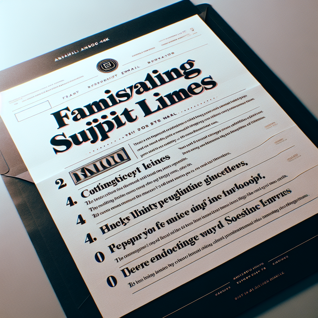 10 Powerful Business Email Newsletter Subject Lines That Boost Engagement
