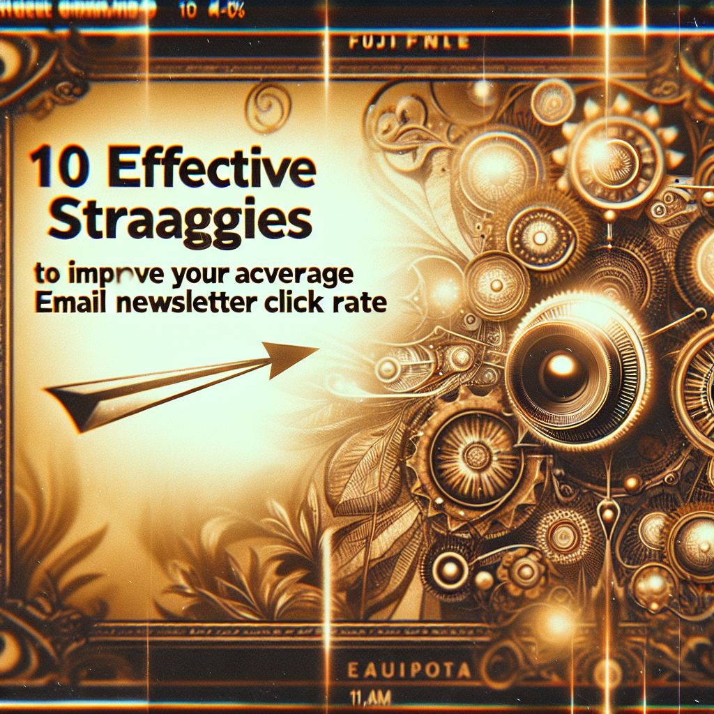 10 Effective Strategies to Improve Your Average Email Newsletter Click Rate