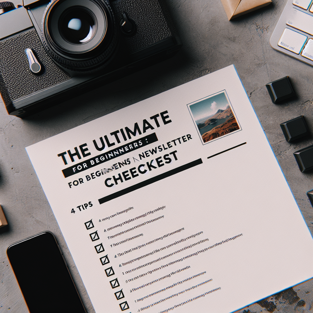 The Ultimate for beginners email newsletter checklist: 7 Effective Tips