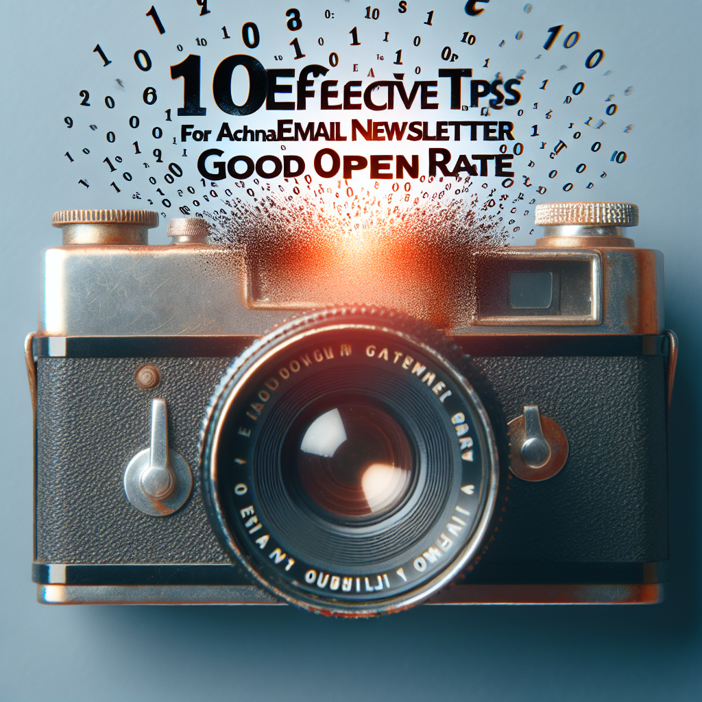 10 Effective Tips for Achieving an Email Newsletter Good Open Rate