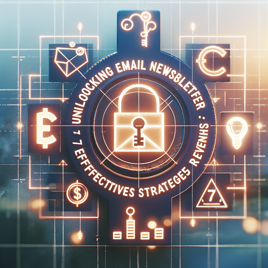 Unlocking Email Newsletter Profit: 7 Effective Strategies to Boost Revenue