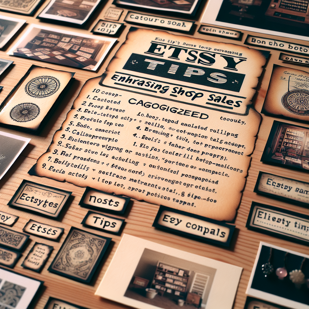 10 Effective Etsy Shop 101 Tips to Skyrocket Your Sales