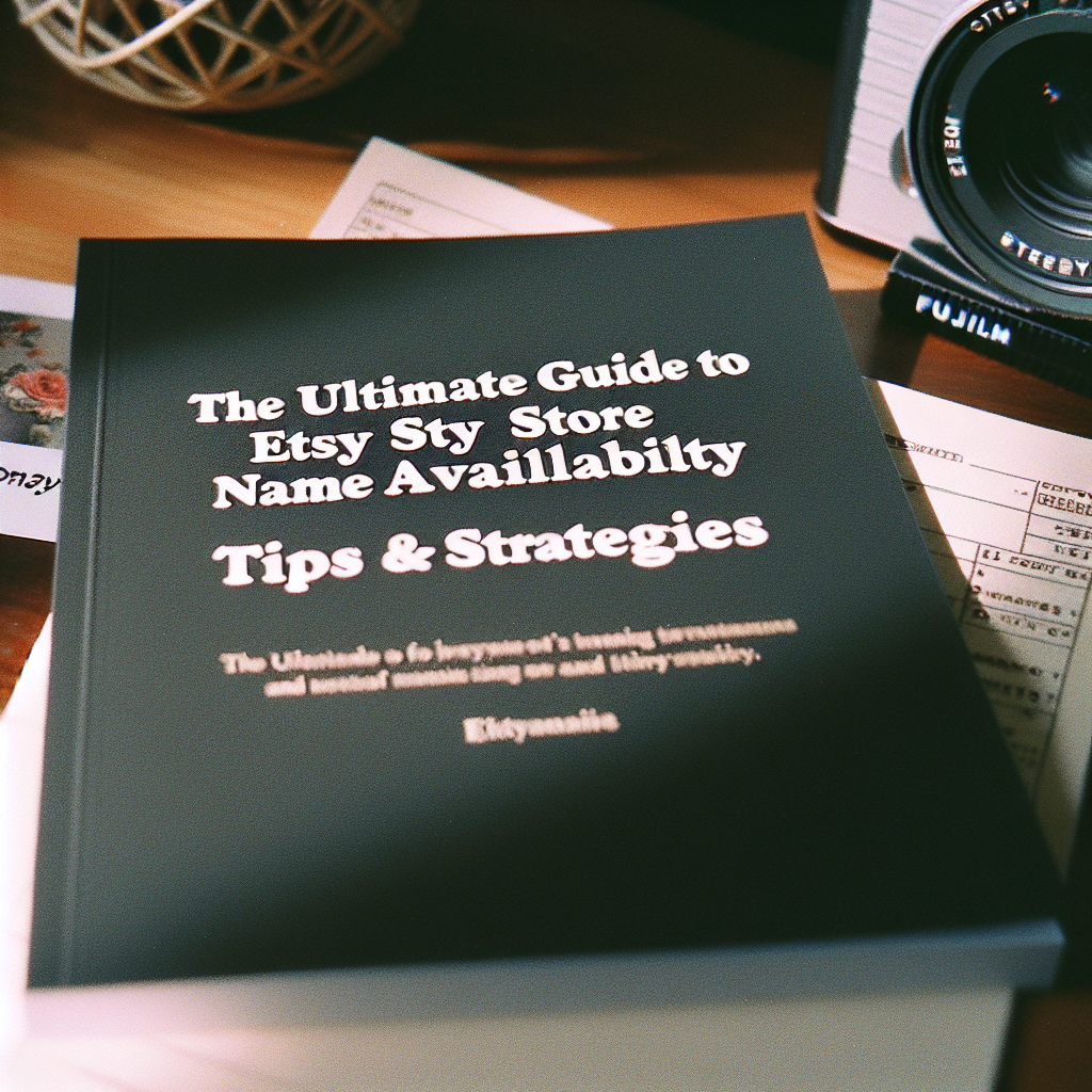 The Ultimate Guide to Etsy Store Name Availability: Tips & Strategies