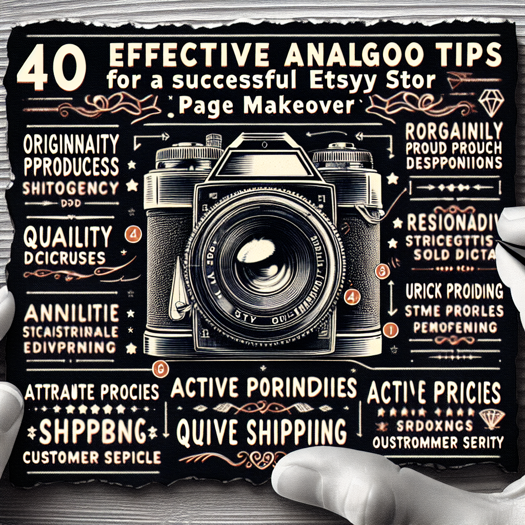 10 Effective Tips for a Successful Etsy Store Page Makeover
