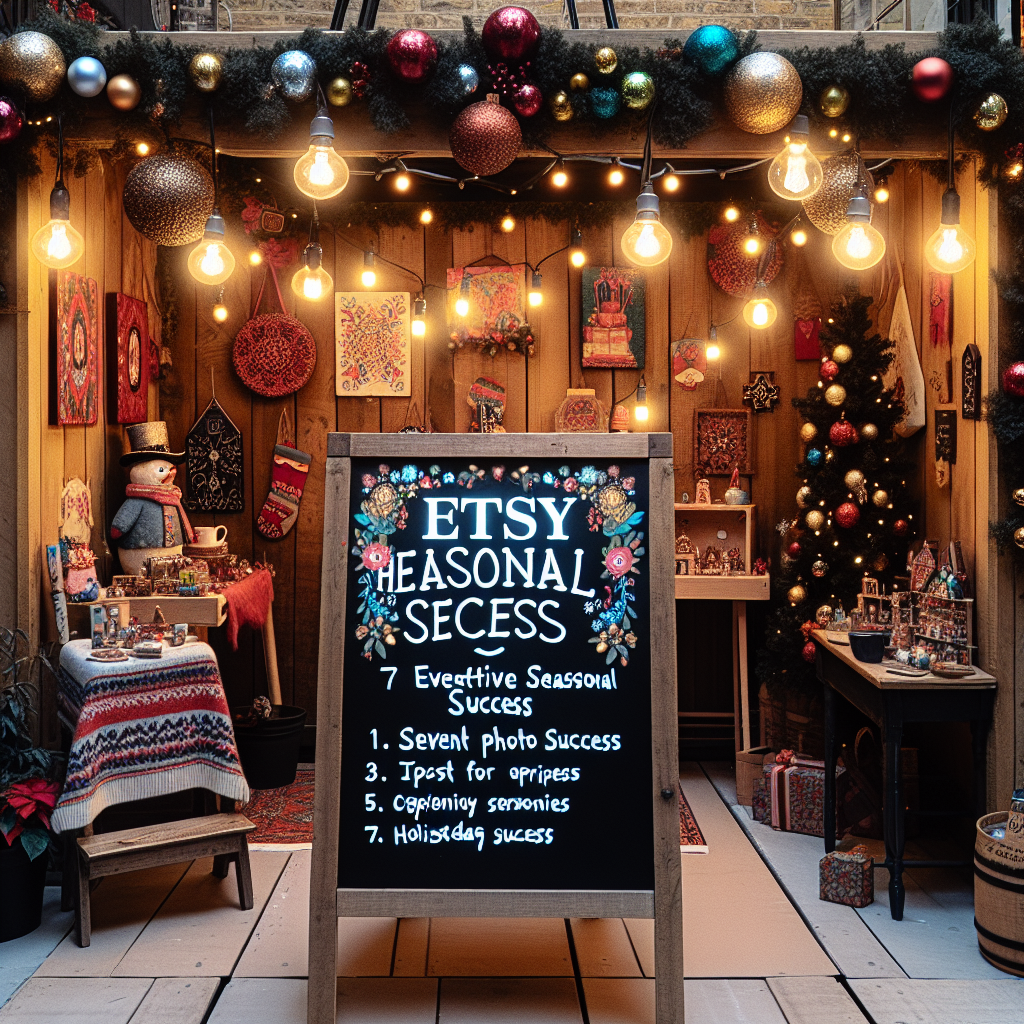Etsy Shop on Holiday: 7 Effective Tips for Seasonal Success