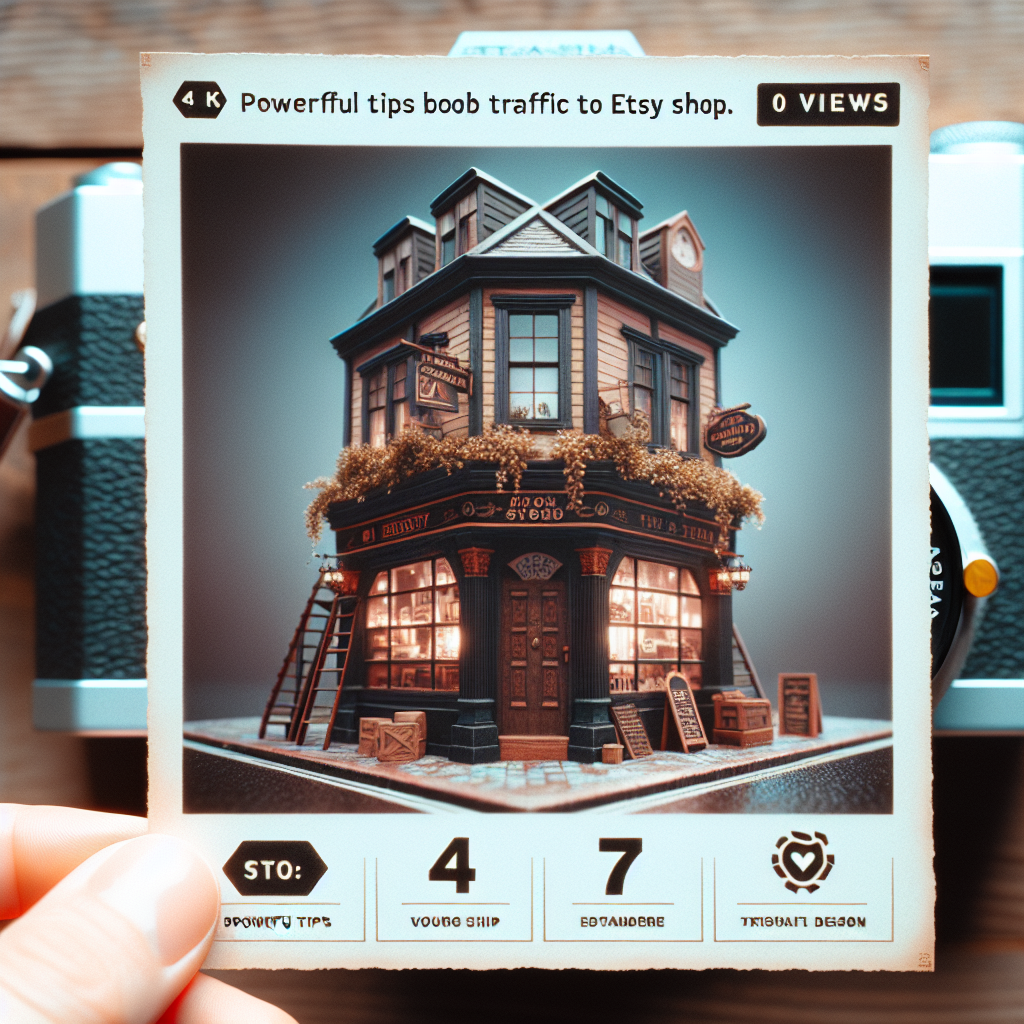 Etsy Shop 0 Views? 7 Powerful Tips to Boost Your Traffic!