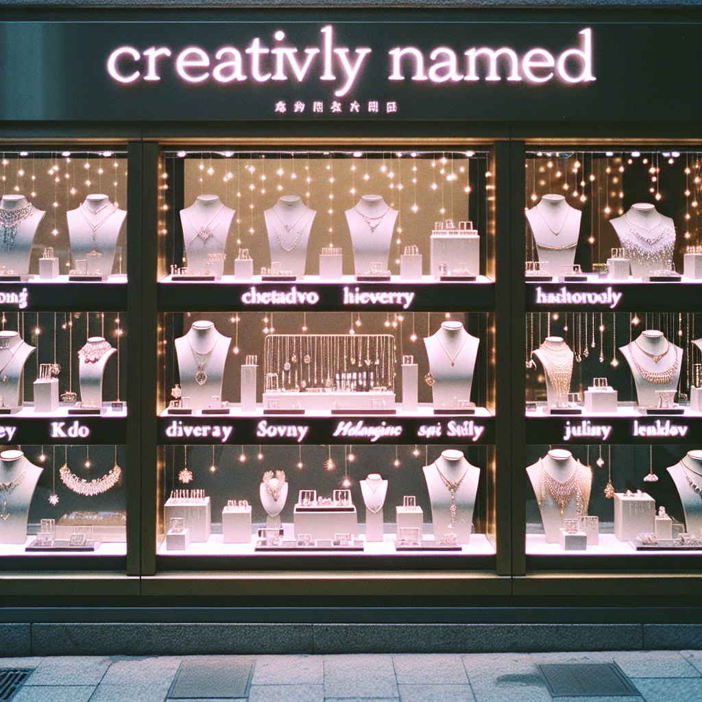 10 Creative Etsy Jewelry Store Names to Attract Customers
